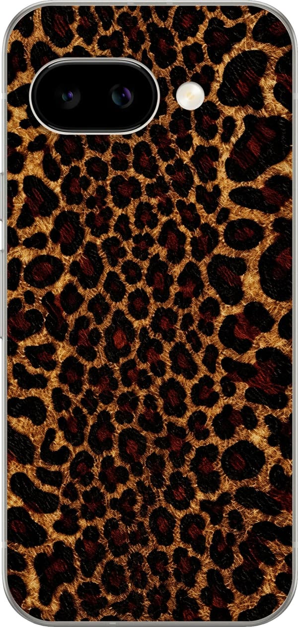 Kompatibelt Mobilskal till Google Pixel 9a Wild Leopard brun