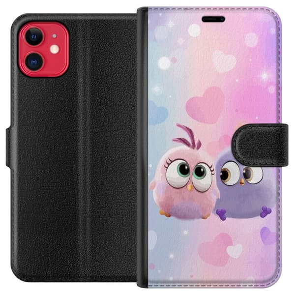 Kompatibel Tegnebogsetui til Apple iPhone 11 Vrede Fugle