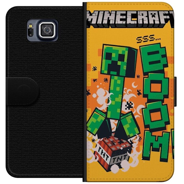 Samsung Galaxy Alpha Tegnebogsetui Minecraft Boom