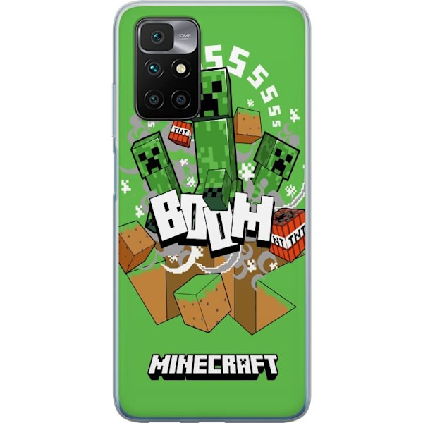 Xiaomi Redmi 10 Gjennomsiktig deksel Minecraft Boom
