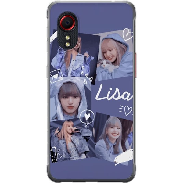 Samsung Galaxy Xcover 5 Läpinäkyvä kuori Lisa Blackpink – Aesthetic K-pop Queen