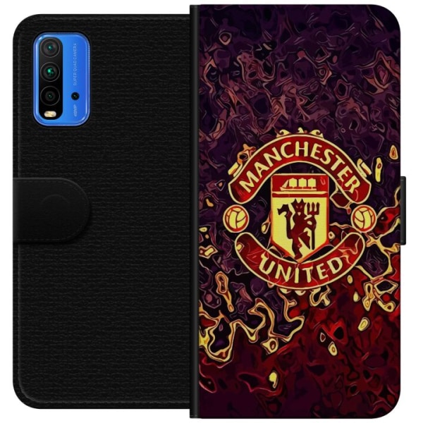 Xiaomi Redmi Note 9 4G Lompakkokotelo Manchester United