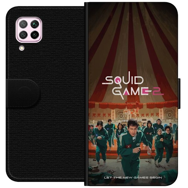 Huawei P40 lite Tegnebogsetui Squid Game 2 - Forår