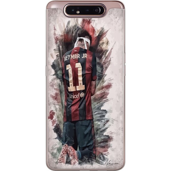 Samsung Galaxy A80 Läpinäkyvä kuori Neymar