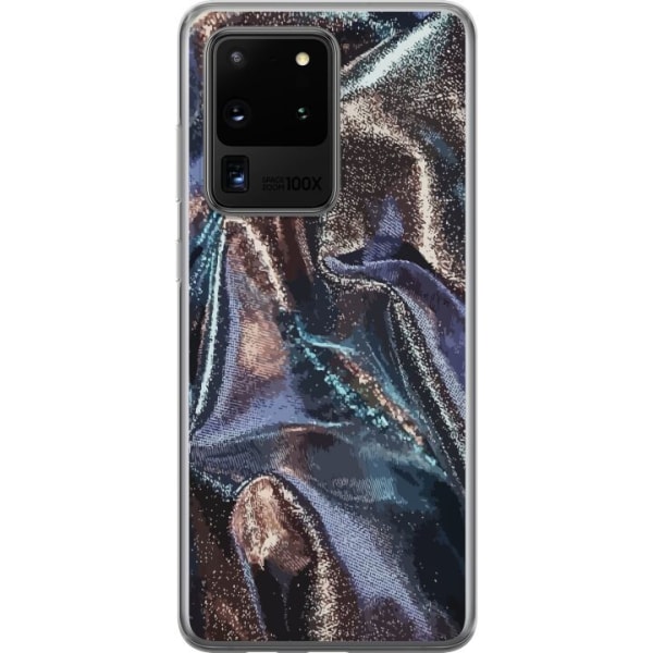 Samsung Galaxy S20 Ultra Genomskinligt Skal Glitter / Silke