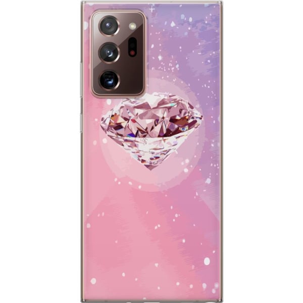 Samsung Galaxy Note20 Ultra Gennemsigtig cover Glitter Diamant