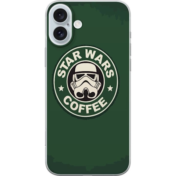 Apple iPhone 16 Plus Gennemsigtig cover Star Wars Kaffe