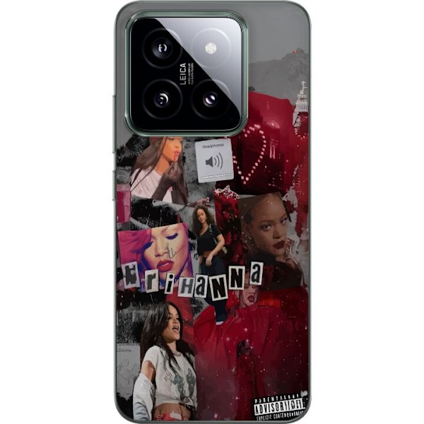 Xiaomi 14 Gjennomsiktig deksel Rihanna – Iconic Fashion Mome