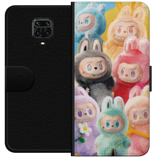 Xiaomi Redmi Note 9S Plånboksfodral Labubu Sketch Style – H