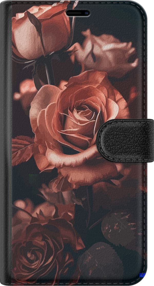 Kompatibelt Lommeboketui til Samsung Galaxy S22 5G Blomster