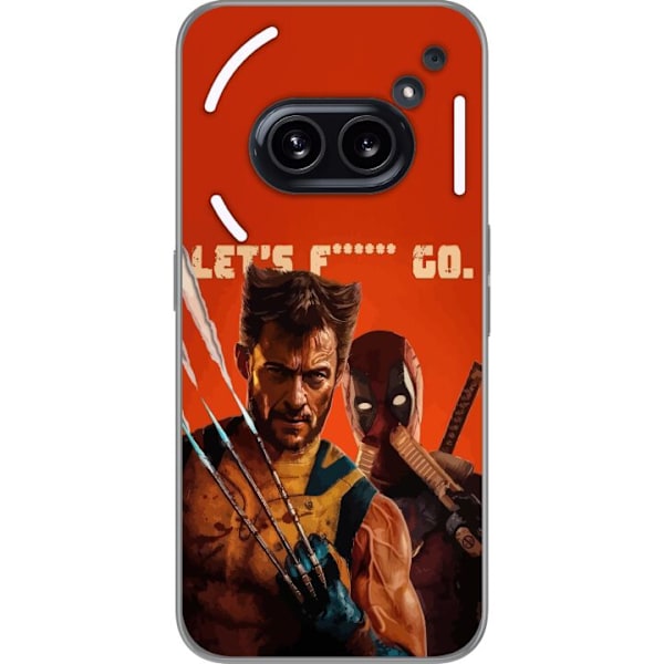 Nothing Phone (2a) Gennemsigtig cover Deadpool & Wolverine