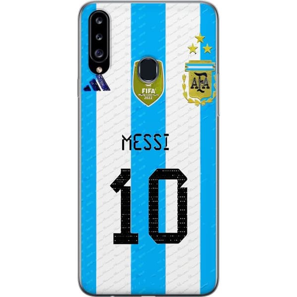 Kompatibelt Mobildeksel til Samsung Galaxy A20s Lionel Messi (Argentina)