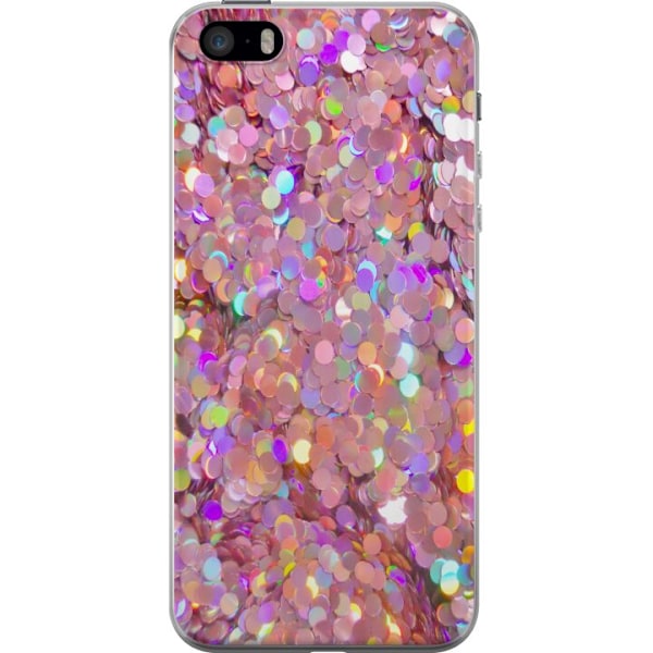 Apple iPhone SE (2016) Läpinäkyvä kuori Kimalteleva