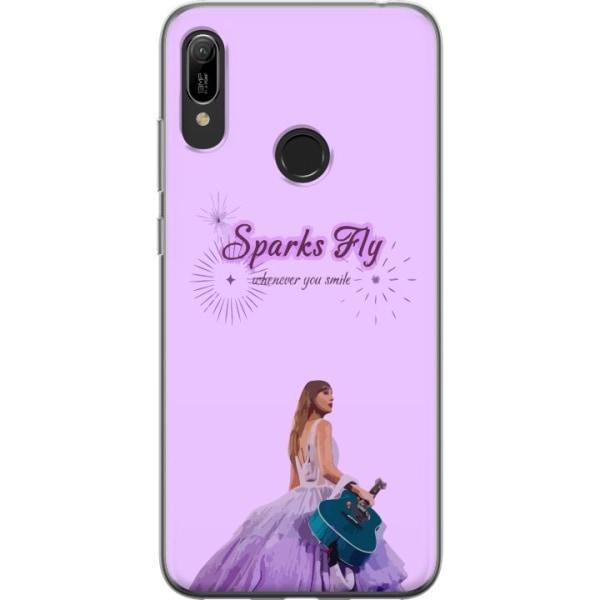Huawei Y6 (2019) Gjennomsiktig deksel Taylor Swift - Sparks Fl