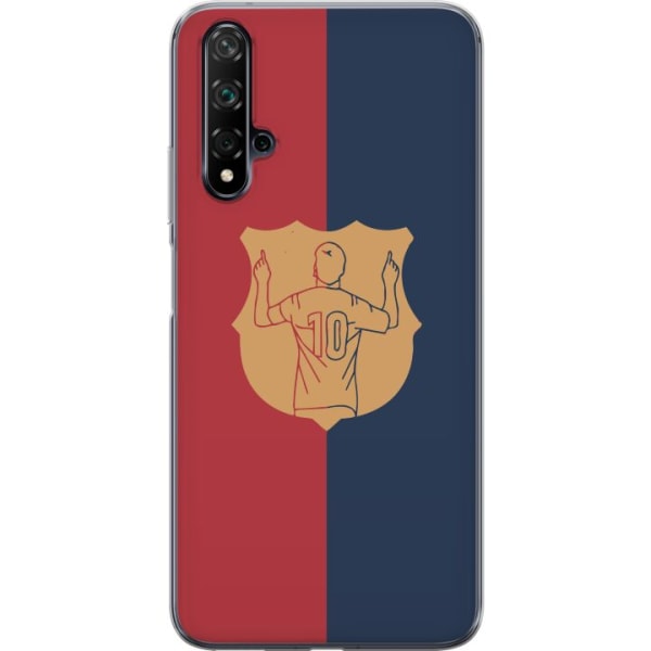 Huawei nova 5T Läpinäkyvä kuori FC Barcelona