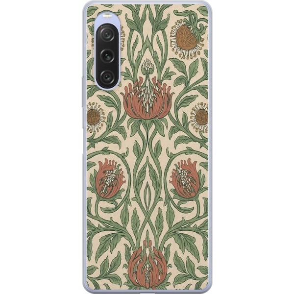 Sony Xperia 10 V Gennemsigtig cover Blad Detaljer