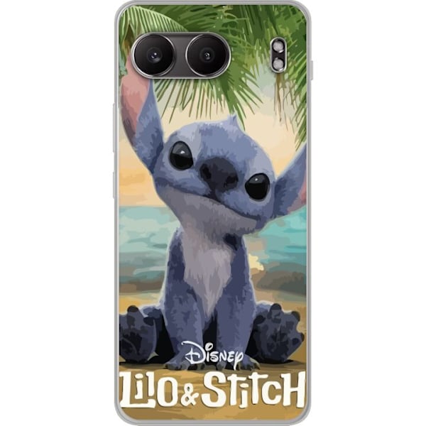 OnePlus Nord 4 Genomskinligt Skal Stitch Kärleksfull – Med Hjärtan & Kawaii-känsla