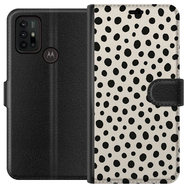 Motorola Moto G30 Tegnebogsetui Dot Dance