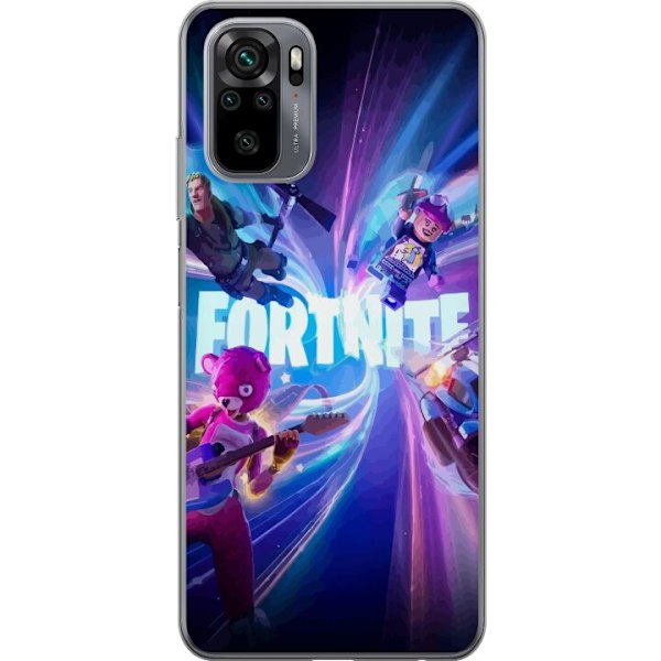 Xiaomi Redmi Note 10S Gjennomsiktig deksel Fortnite