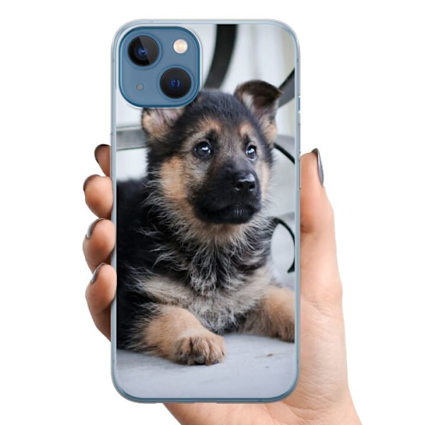 Apple iPhone 13 mini TPU Matkapuhelimen kuori Saksanpaimenkoira Puppy