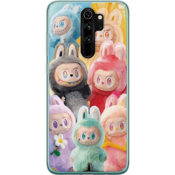 Xiaomi Redmi Note 8 Pro  Genomskinligt Skal Labubu Sketch Style – Handritat monster i tusch