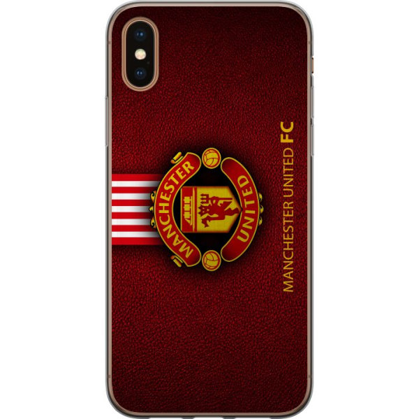 Apple iPhone XS Deksel / Mobildeksel - Manchester United FC