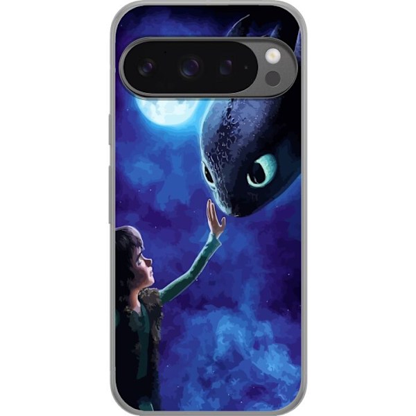 Google Pixel 9 Pro XL Genomskinligt Skal Draktränaren How to Train Your Dragon