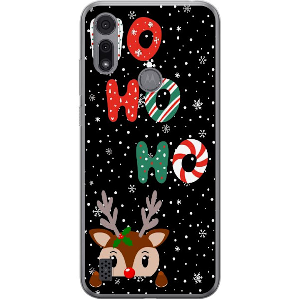 Motorola Moto E6i Läpinäkyvä kuori HO HO HO