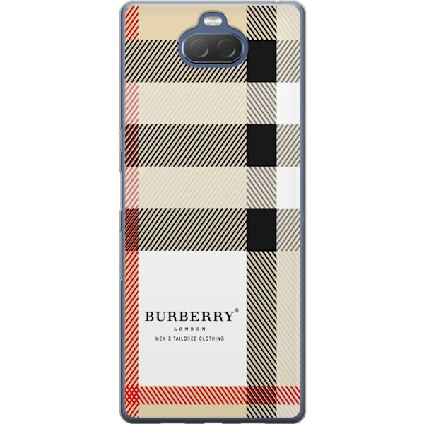 Sony Xperia 10 Plus Läpinäkyvä kuori Burberry