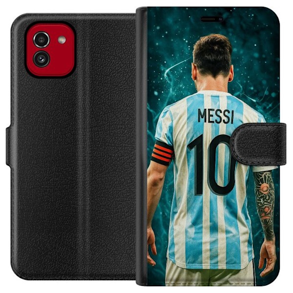Samsung Galaxy A03 Tegnebogsetui Messi
