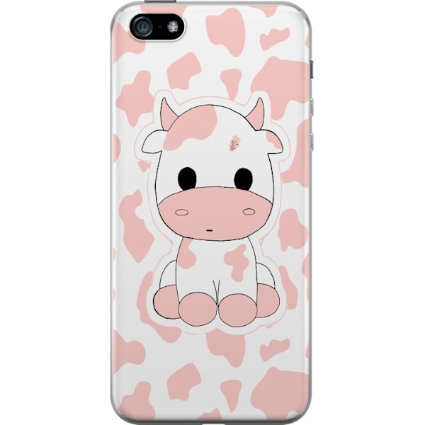 Apple iPhone 5 Läpinäkyvä kuori Lehmä