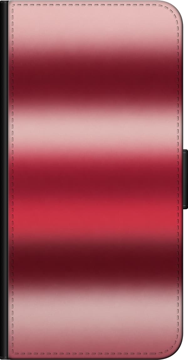 Kompatibelt Lommeboketui til Samsung Galaxy Note20 Ultra Vinrød gradient rød