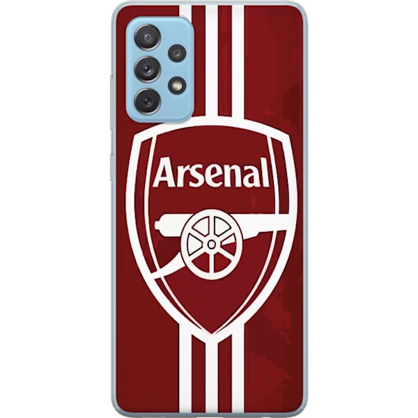 Samsung Galaxy A52 5G Läpinäkyvä kuori Arsenal