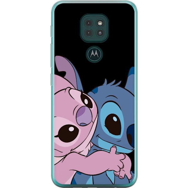 Motorola Moto G9 Play Läpinäkyvä kuori Lilo & Stitch