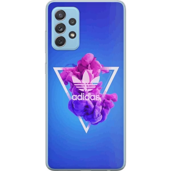 Samsung Galaxy A72 5G Gjennomsiktig deksel Adidas-inspirert bl