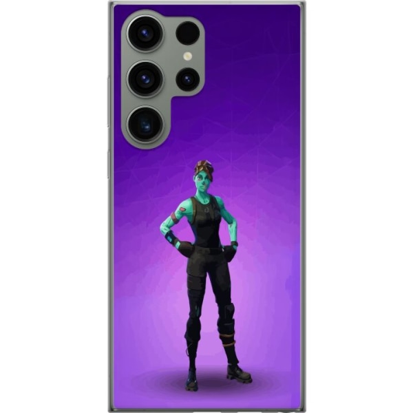 Samsung Galaxy S23 Ultra Läpinäkyvä kuori Fortnite - Ghoul