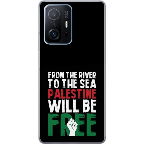 Xiaomi 11T Pro Gjennomsiktig deksel Fri Palestina