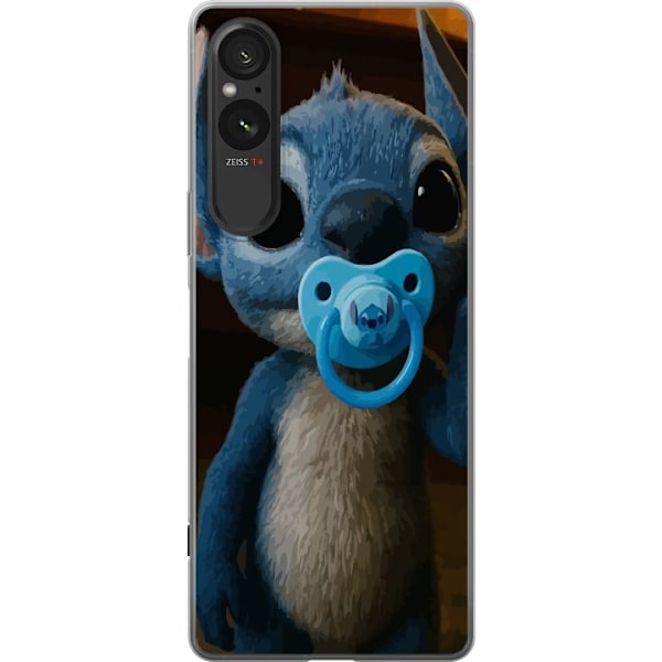 Sony Xperia 10 VI Läpinäkyvä kuori Stitch & Napp - vauvateema söpöllä hahmolla
