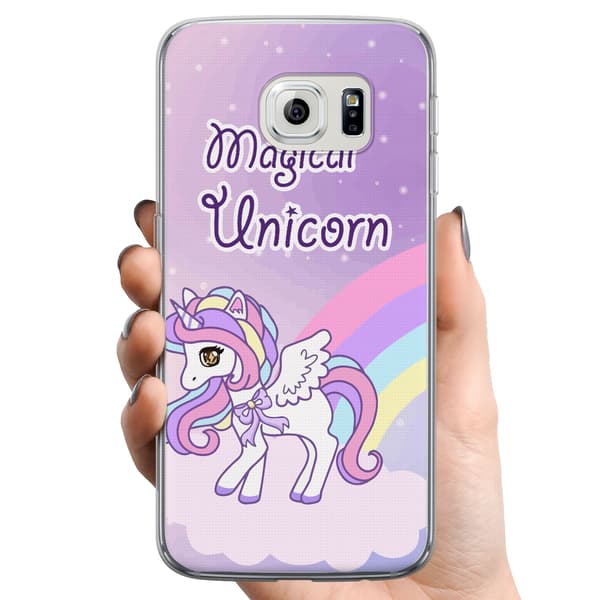 Kompatibelt Mobilskal till Samsung Galaxy S6 edge UNICORN