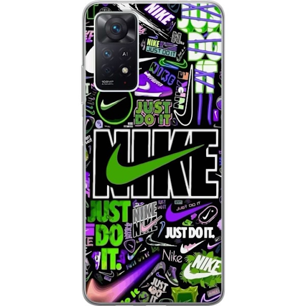 Xiaomi Redmi Note 11 Pro 5G Läpinäkyvä kuori Nike