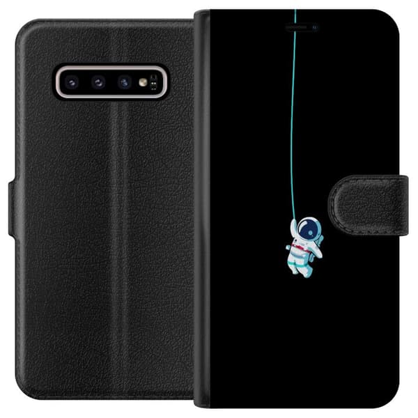 Kompatibelt Lommeboketui til Samsung Galaxy S10+ Astronaut