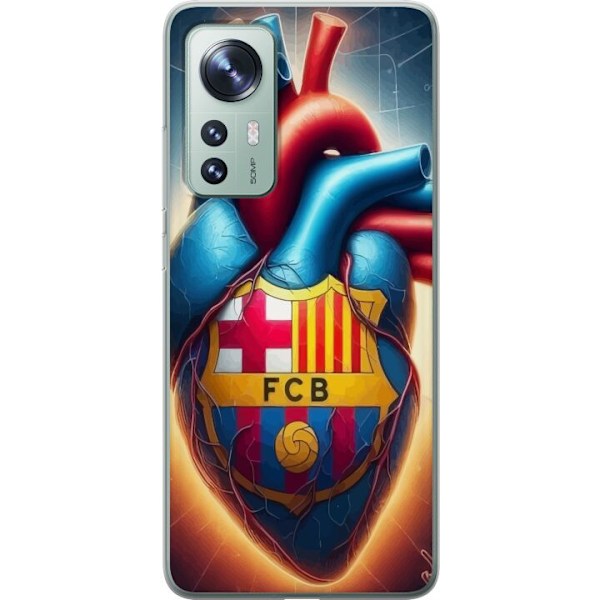 Xiaomi 12 Läpinäkyvä kuori FCB Sydän