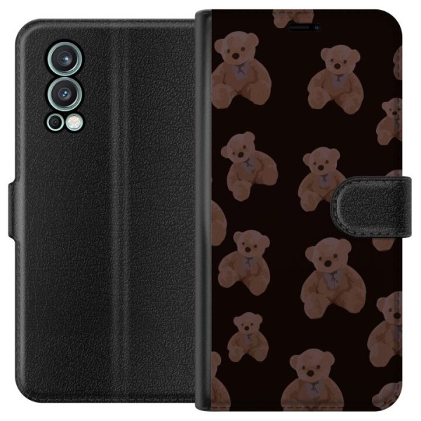 OnePlus Nord 2 5G Plånboksfodral En björn flera björnar