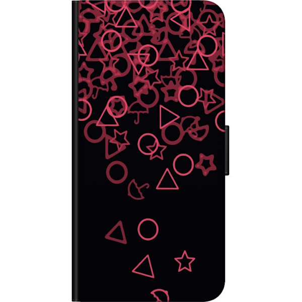 Samsung Galaxy Note20 Ultra Tegnebogsetui Squid Game Ikoner Serie Design Populært TV Spil Ikoner Grafisk Motiv Asiatisk Trend Dramaserie