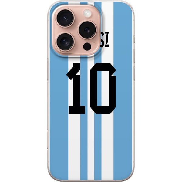 Apple iPhone 16 Pro Gennemsigtig cover Lionel Andrés Messi