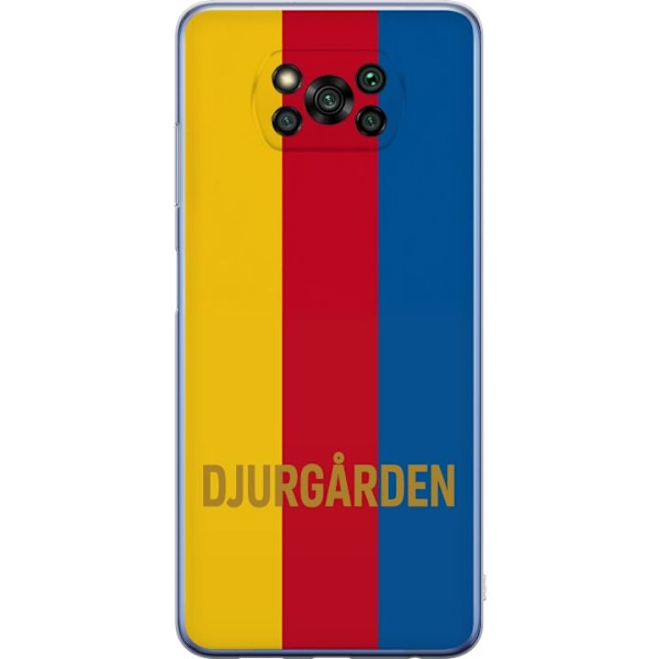 Xiaomi Poco X3 Pro Gjennomsiktig deksel Djurgården – fotbal