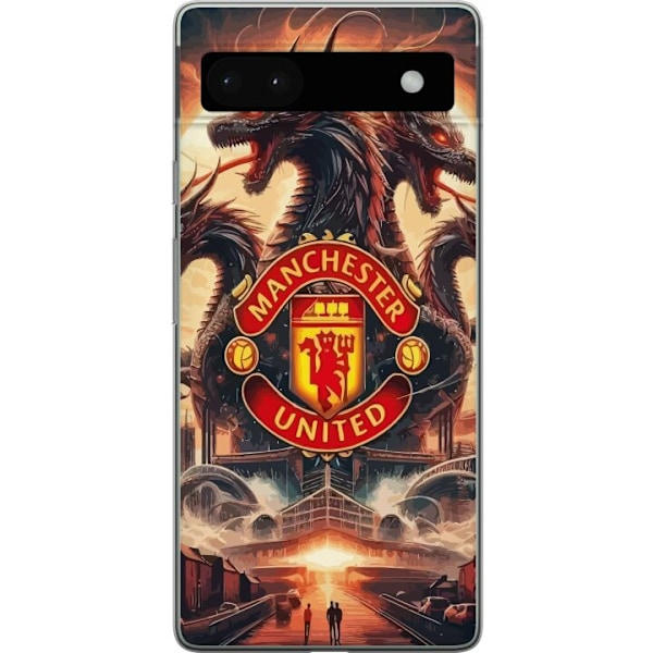 Google Pixel 6a Gennemsigtig cover Manchester United