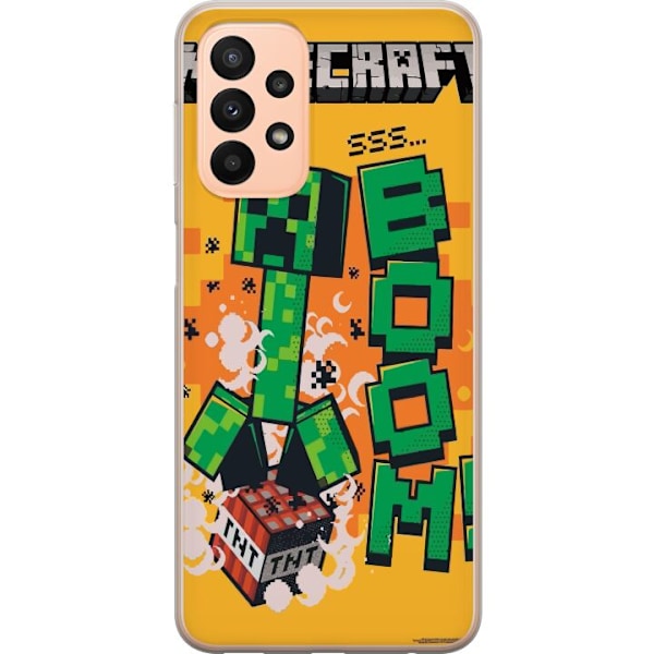 Samsung Galaxy A23 Genomskinligt Skal Minecraft Boom