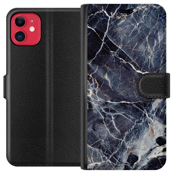 Apple iPhone 11 Tegnebogsetui Marmoreret