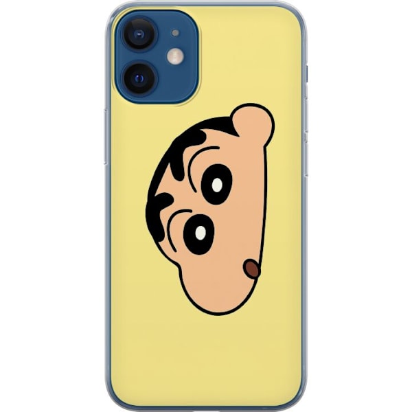 Apple iPhone 12 mini Gennemsigtig cover Peeking Shinchan